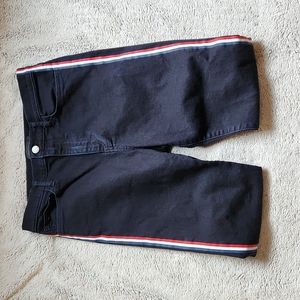 Banana Republic High-rise skinny jeans ankle size 30P stripe legs red white blue